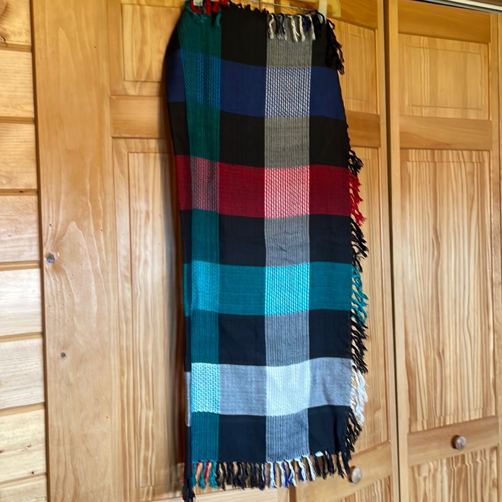 Color block scarf